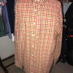 Stripe Long sleeve button up shirt